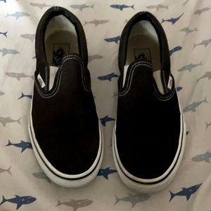 Black Vans Slip Ons